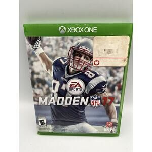 Madden NFL 17 - Xbox One 360 Rob Gronkowski - TESTED - WORKING